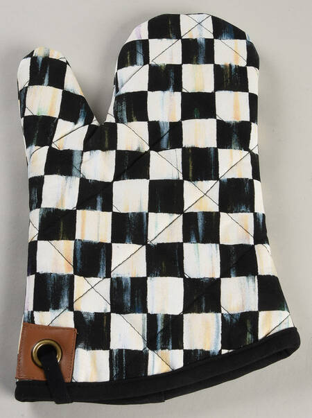 Courtly Check (Enamelware) Cloth Oven Mitt