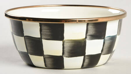 Courtly Check (Enamelware) 4" All Purpose Bowl