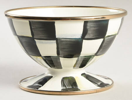 Courtly Check (Enamelware) Individual Ice Cream Dish