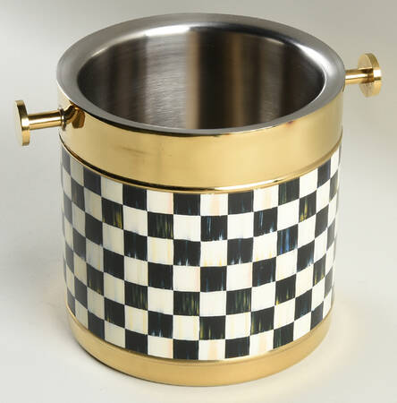 Courtly Check (Enamelware) Ice Bucket