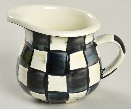 Courtly Check (Enamelware) Mini Creamer