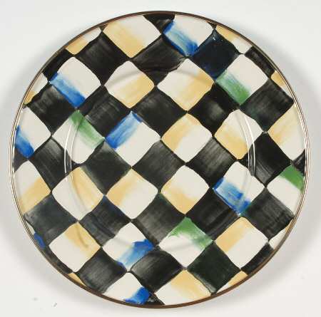 Courtly Check (Enamelware) Salad Plate