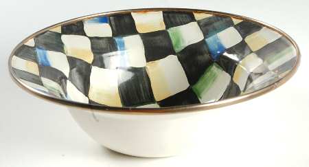 Courtly Check (Enamelware) Rim Cereal Bowl