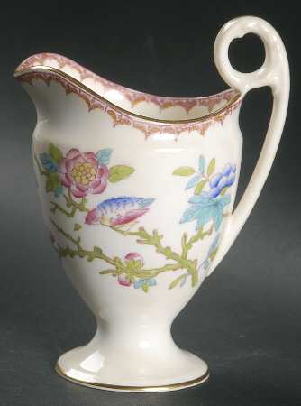 Cuckoo (White, Gold Trim) Creamer