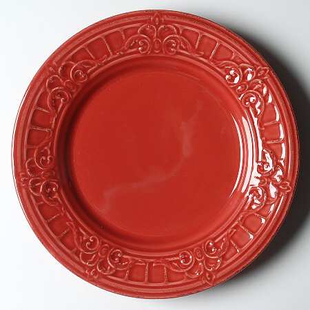 Venice Red Salad/Dessert Plate