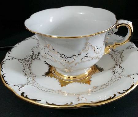 MSS167 Footed Cup & Saucer Set