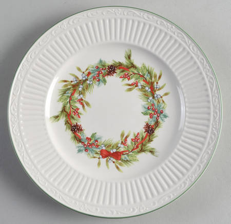 Italian Countryside Holiday Salad Plate