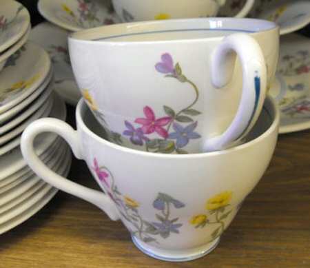 Prairie Flowers Footed Cup