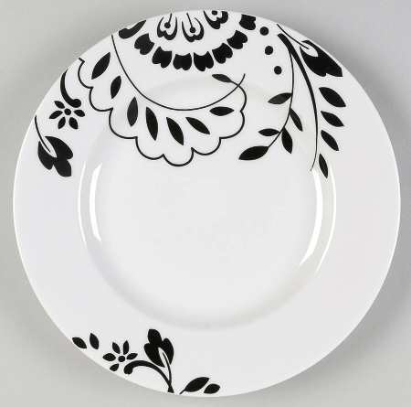 Hudson Black Salad Plate