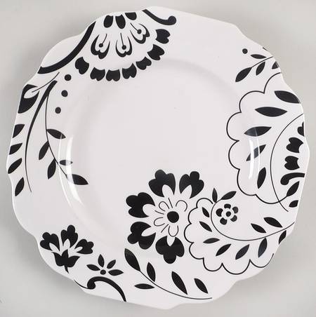 Hudson Black Salad Plate