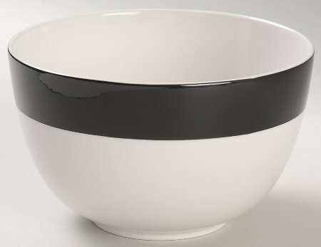 Classic Band Black Soup/Cereal Bowl
