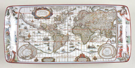 Blaeu Mercator Rectangular Tray