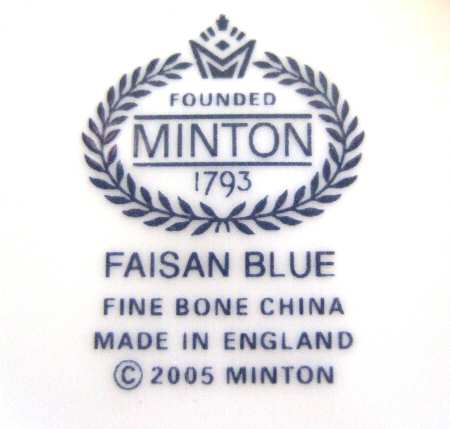 Faisan Blue Flat Cup
