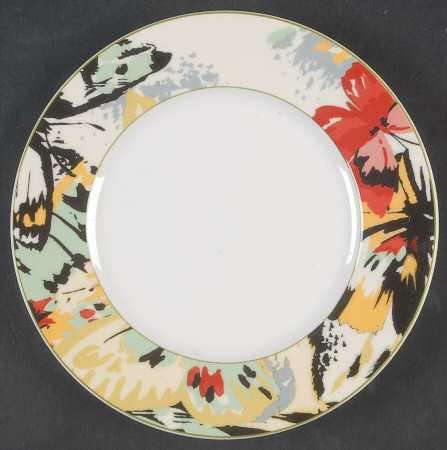 Modern Butterfly Bread & Butter Plate