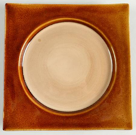 Solstice Amber Salad Plate