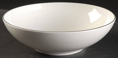 Simplicity Platinum 9" Round Vegetable Bowl