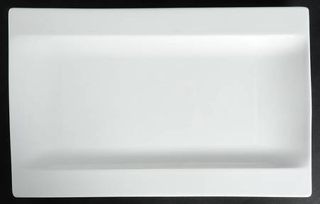 Modern White 12" Rectangular Serving Platter