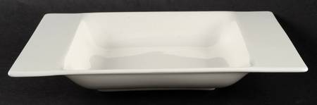Modern White Large Rim Soup Bowl