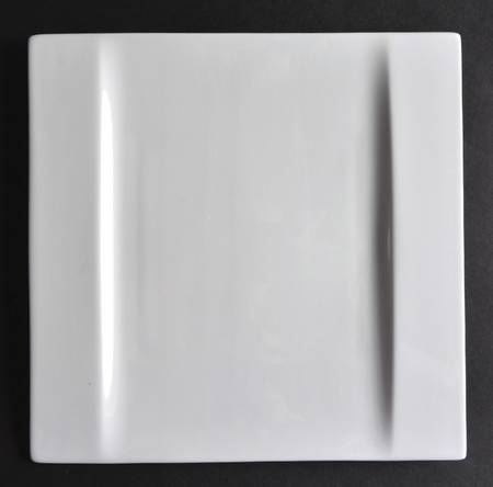 Modern White Salad Plate