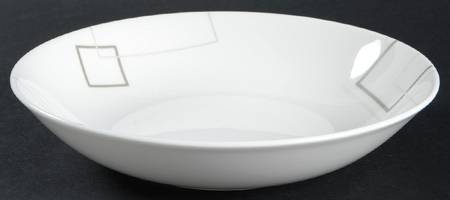 Geometric Squares Coupe Soup Bowl