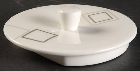 Geometric Squares Lid for Teapot