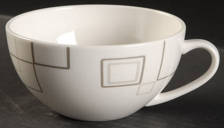Geometric Squares Flat Cup