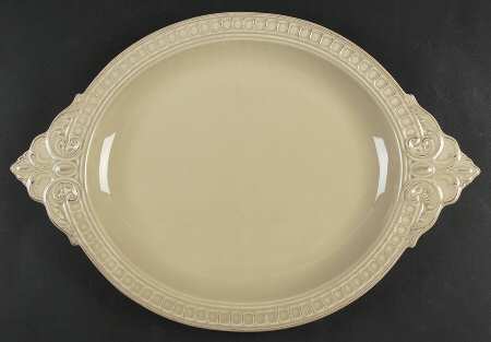 Venice Beige 19" Oval Serving Platter
