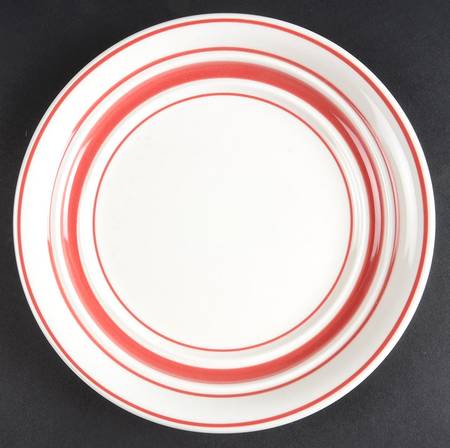 Country Crock Red Salad Plate