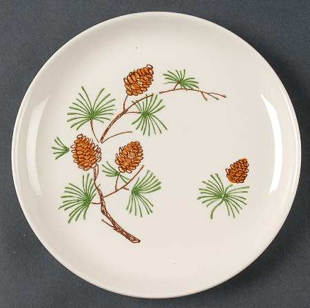 Pine Bread & Butter Plate