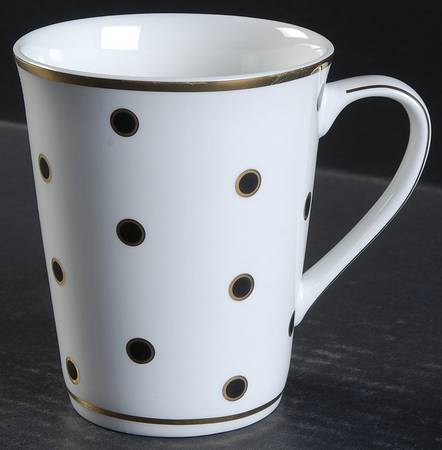 Color Studio Black and Gold Accent Mug