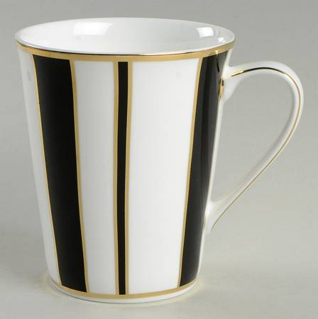 Color Studio Black and Gold Accent Mug