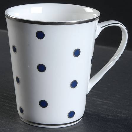 Color Studio Blue and Platinum Accent Mug