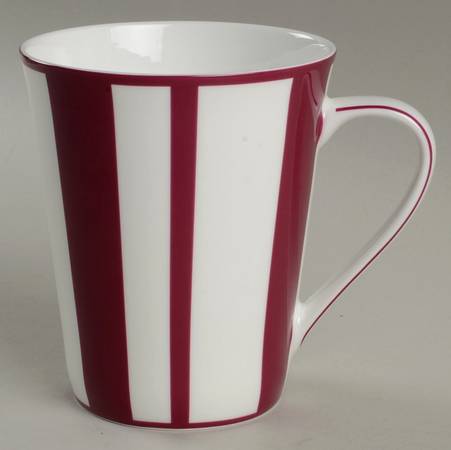 Color Studio Fuschia and Platinum Accent Mug