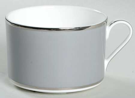 Color Studio Gray and Platinum Flat Cup