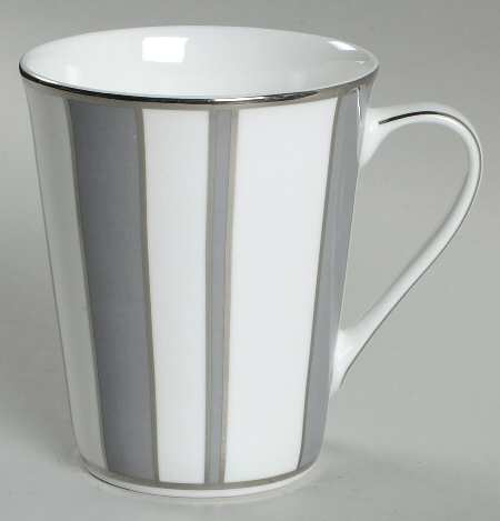 Color Studio Gray and Platinum Accent Mug