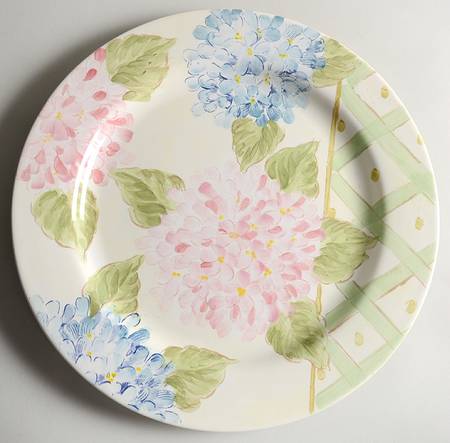 Hydrangea Mist 14" Chop Plate (Round Platter)