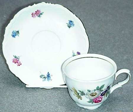 MIT288 Footed Cup & Saucer Set
