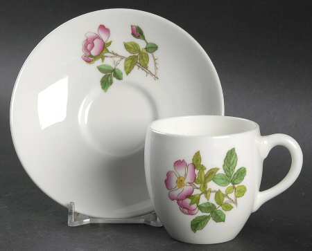 B1329 Flat Demitasse Cup & Saucer Set