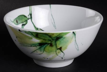 Leaf Sketch Soup/Cereal Bowl