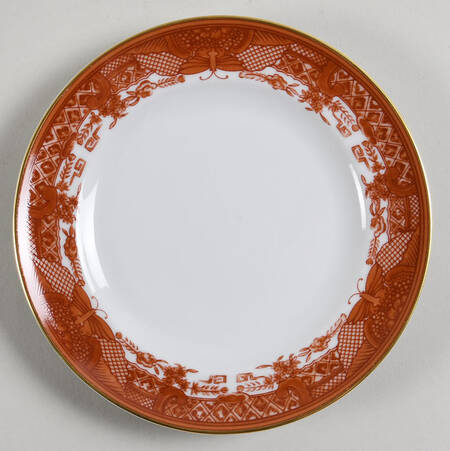 Fitzhugh Cinnabar Bread & Butter Plate
