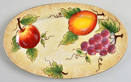 Fruitful 11" Oval Serving Platter
