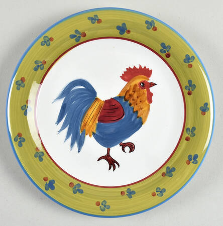MOO2 Salad Plate by Milson & Louis
