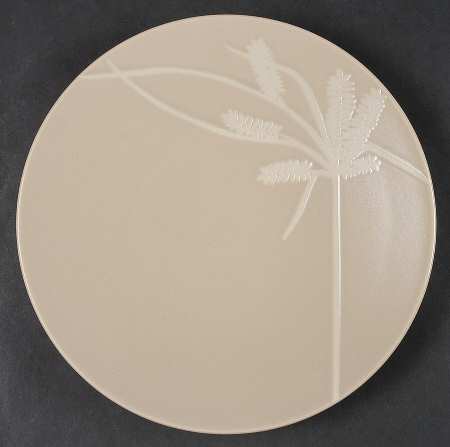 Sliver Tan Salad Plate