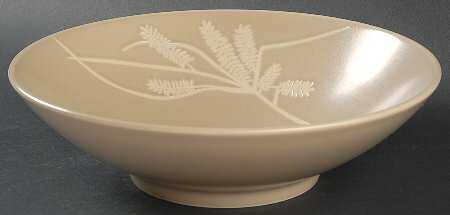 Sliver Tan 9" Round Vegetable Bowl
