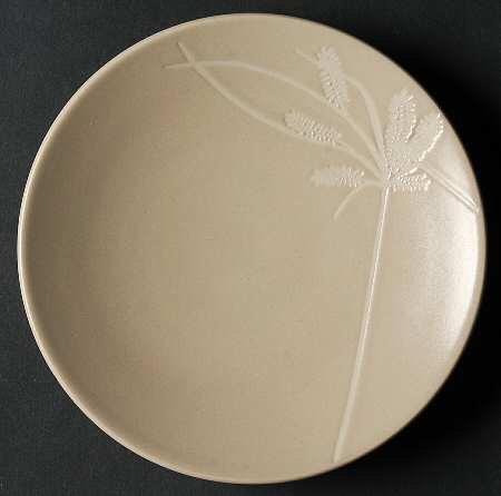 Sliver Tan Appetizer Plate