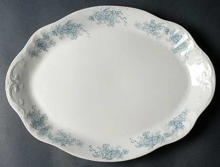 Verbena 17" Oval Serving Platter