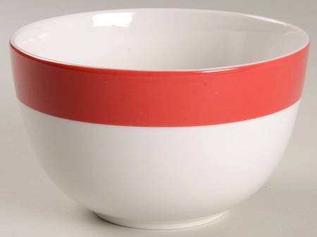 Classic Band Red Soup/Cereal Bowl