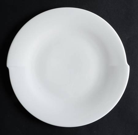 Spin White Dinner Plate