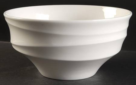 Cyclone White 8" Round Vegetable Bowl