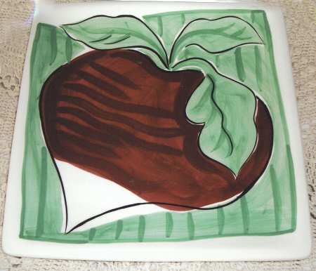 Vegetable Square Salad Plate